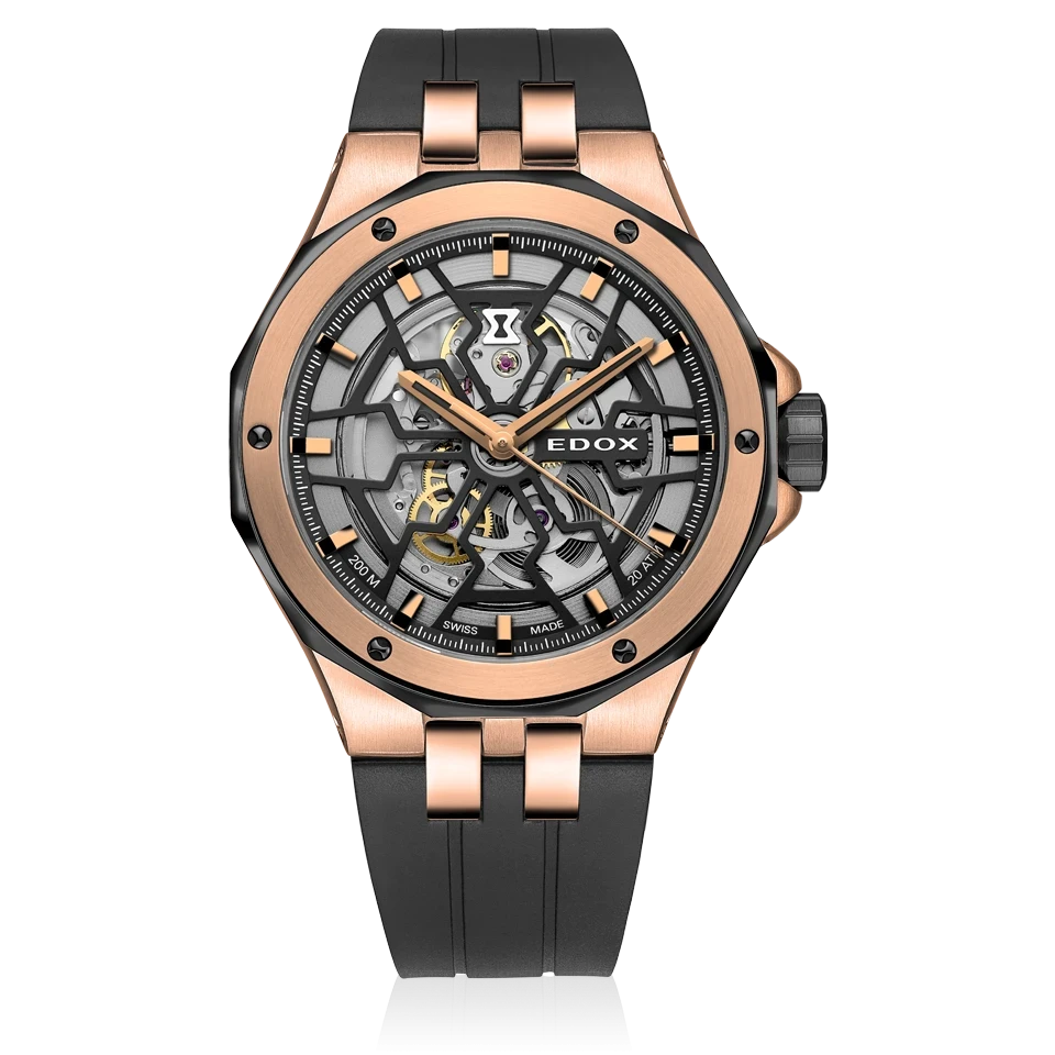Edox Delfin the Original Mecano Automatic Herrenuhr 85303-357RN-NRN