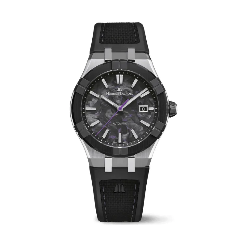 Maurice Lacroix Aikon-IC Frozen Carbon Violett 43 mm Herrenuhr AC6008-SSL20-431-2