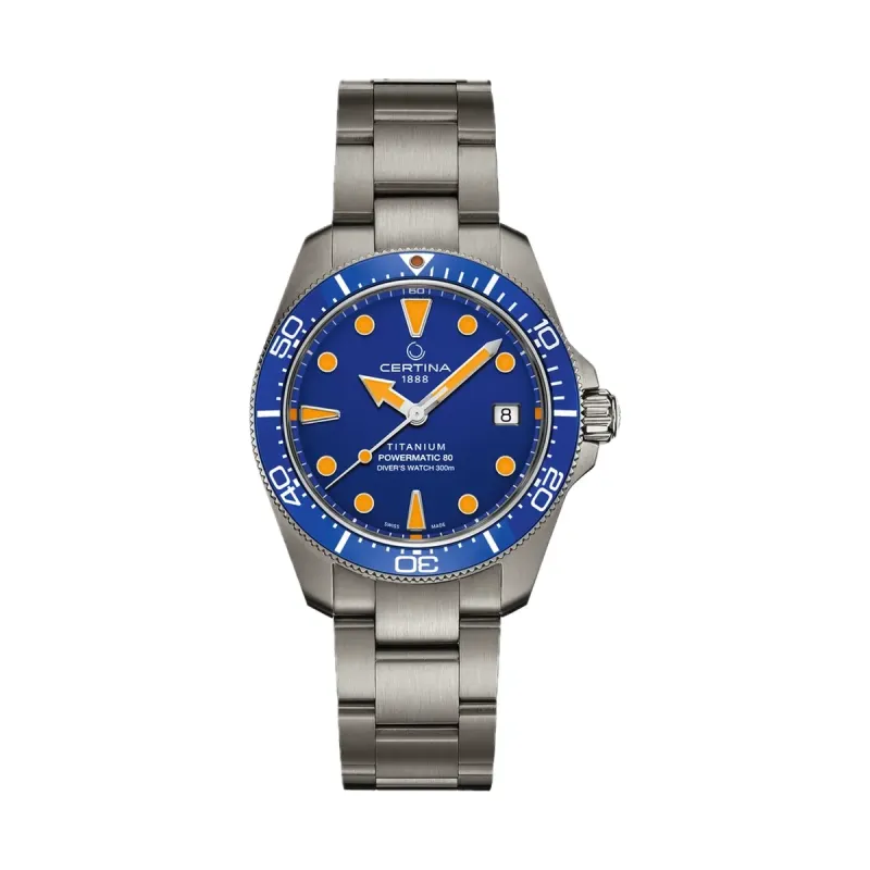 Certina DS Action Diver 38mm Titanium Automatik Blau C048.807.44.041.00