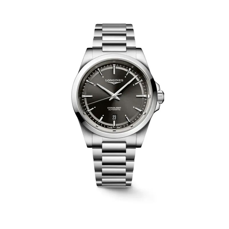 Longines Conquest 41mm schwarz Herrenuhr L3.830.4.52.6