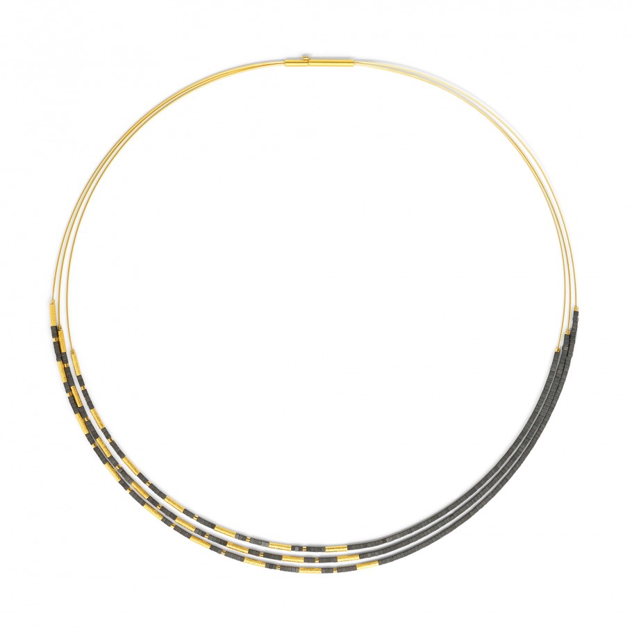 Bernd Wolf Clini Collier Hämatin matt 43cm, 85233276-043