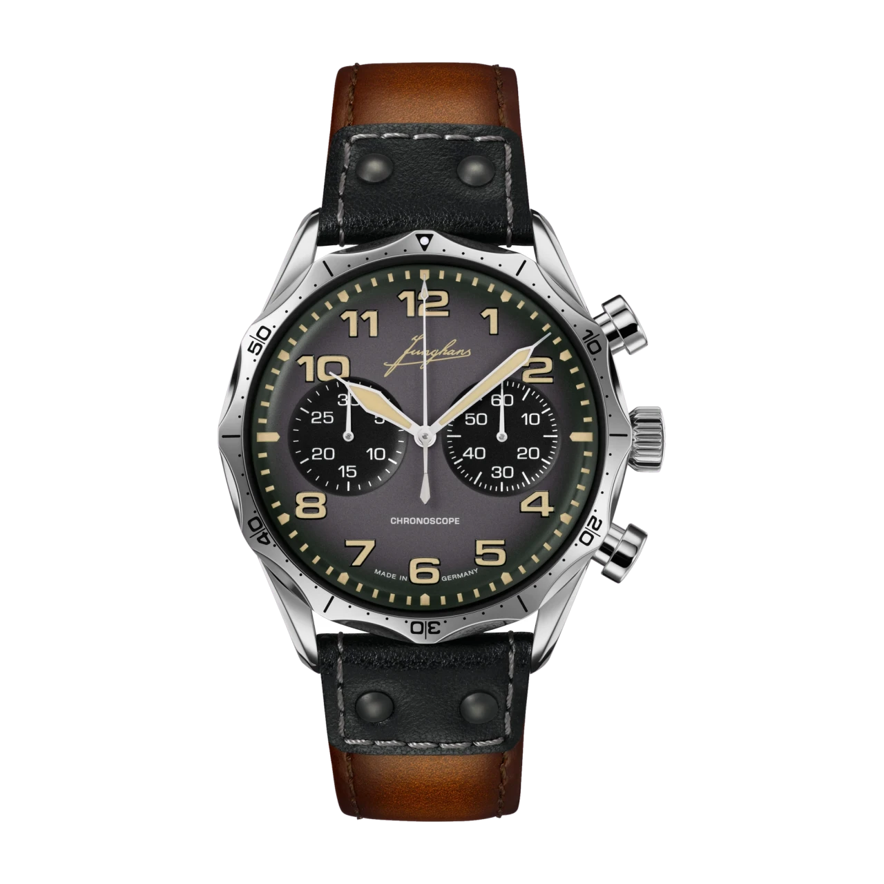 Junghans Pilot Chronoscope Herrenuhr 27/3493.00