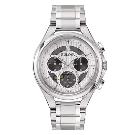 Bulova Herrenuhr Curv Chronograph 96A301