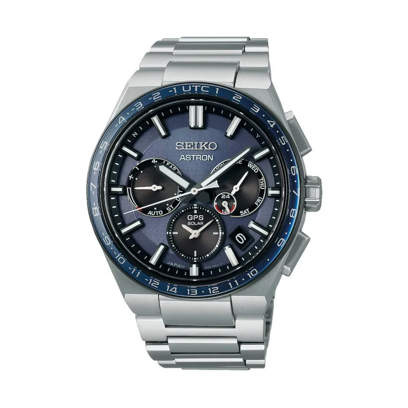 Seiko Astron GPS Solar Dual-Time Herrenuhr SSH109J1