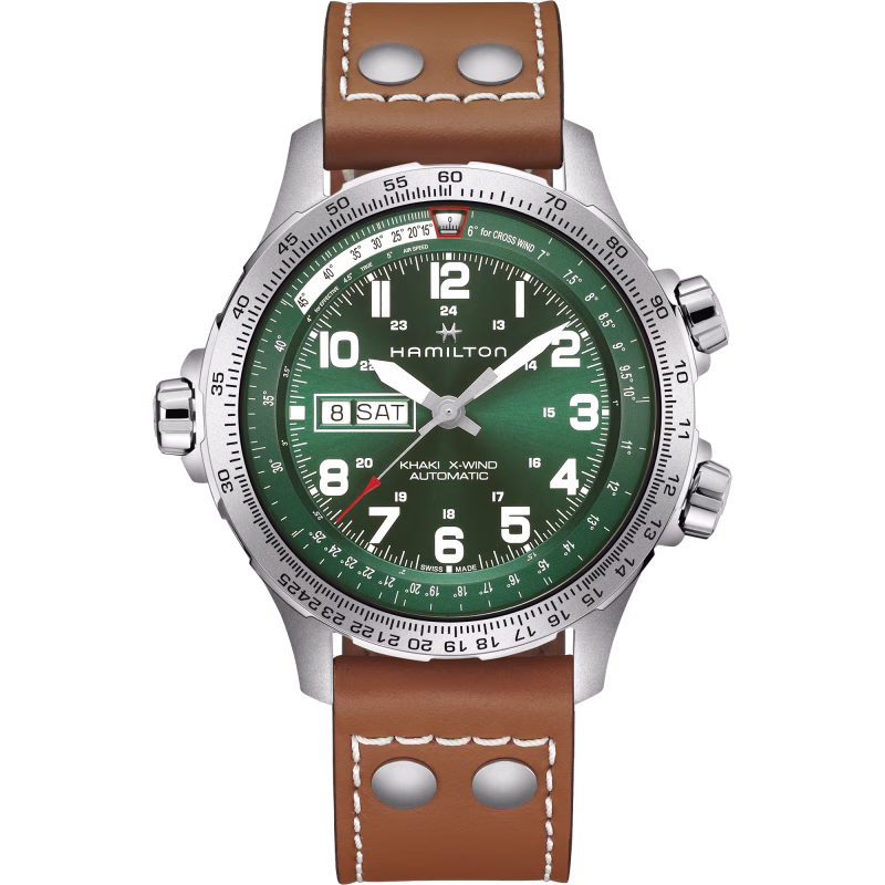 Hamilton Khaki Aviation X-Wind Day Date Herrenuhr H77735560