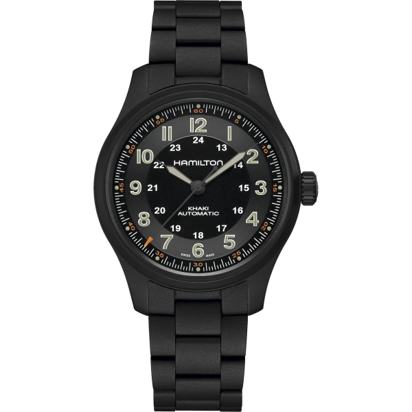Hamilton Khaki Field Titanium Auto Herrenuhr H70665130