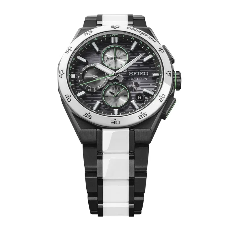 Seiko Astron GPS Solar Dual Time Chronograph Limited Edition Herrenuhr SSH185J1
