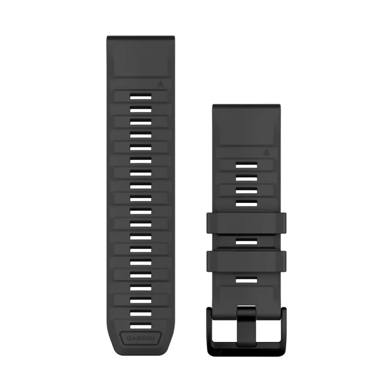 Garmin Ersatzarmband QuickFit®(Schnellwechsel-System) Silikonband Graphite 26 mm, 010-13393-07