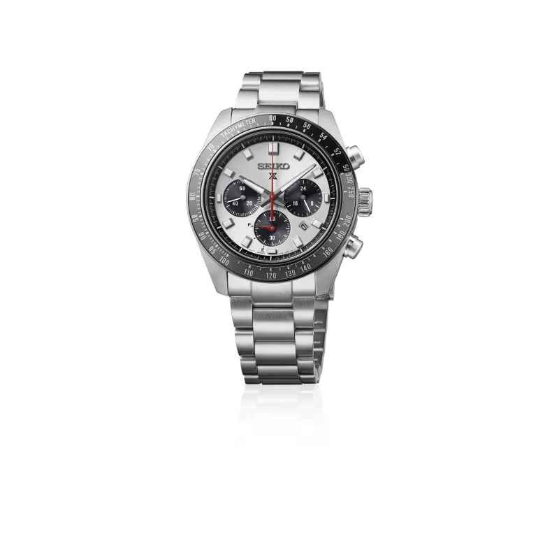 Seiko Prospex Speedtimer Solar Chronograph Grand Prix White Herrenuhr HBJ001P1