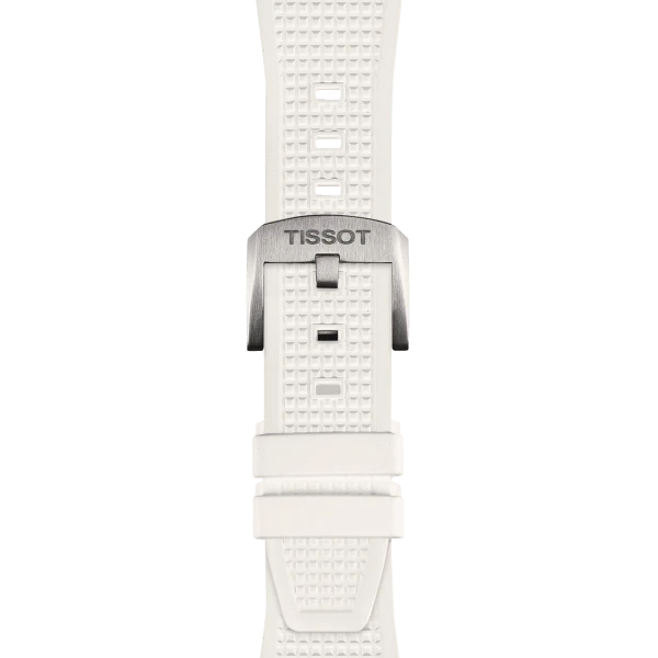 Tissot Ersatzarmband Kautschuk weiß