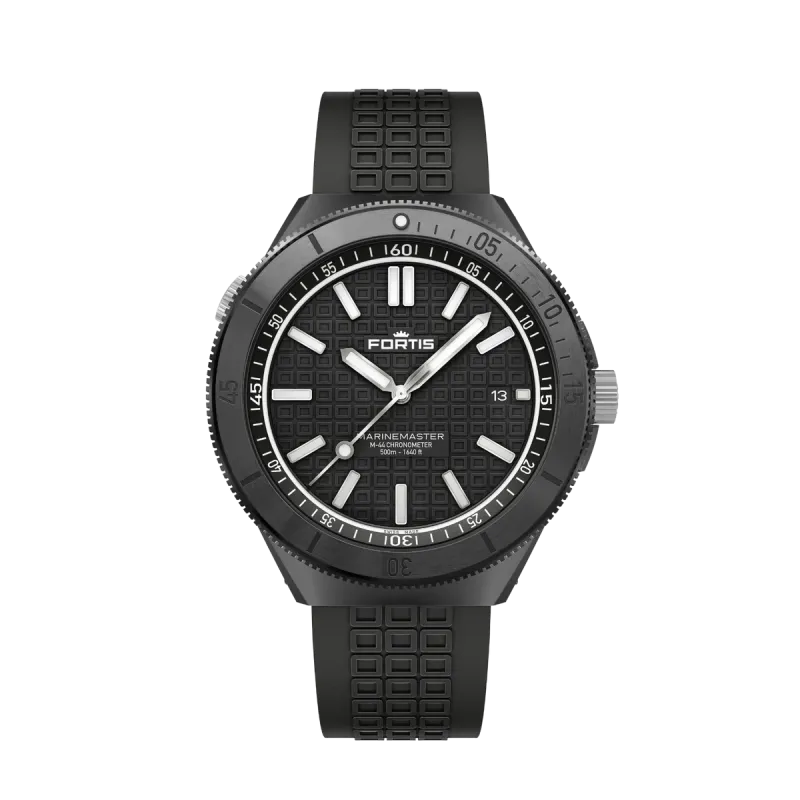 Fortis MARINEMASTER M44 DLC RESIN AUF HORIZON STRAP Herrenuhr F8120030