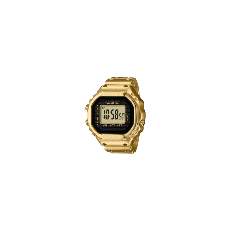 Casio Ringwatch digitale Armbanduhr für den Finger, Gold, größenverstellbar Unisexuhr CRW-001G-9ER
