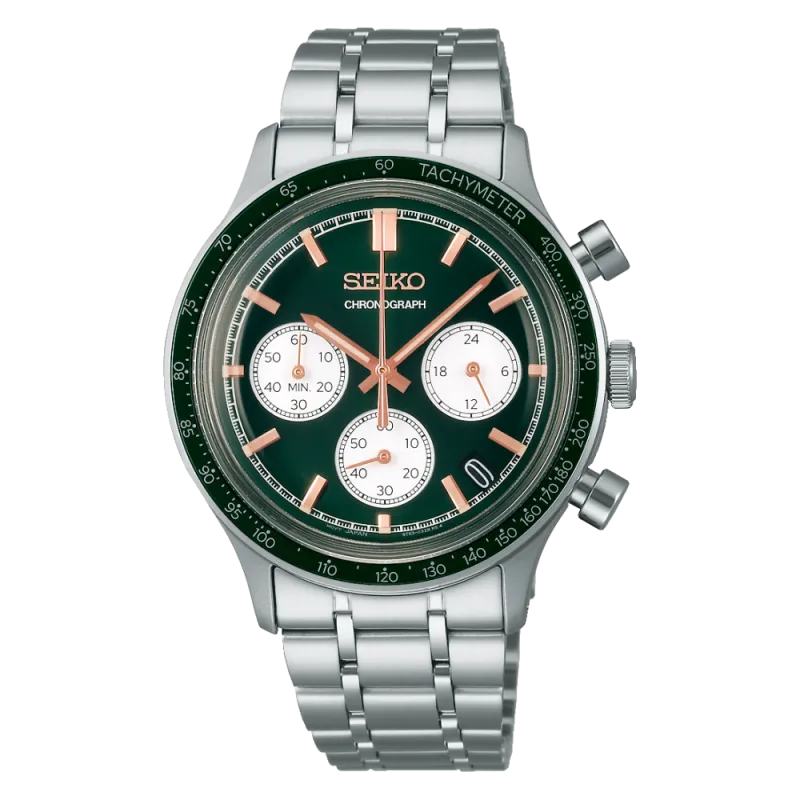 Seiko Quarz Chronograph Herrenuhr SSB481P1