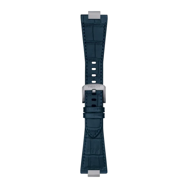 Tissot Ersatzarmband Leder blau für PRX