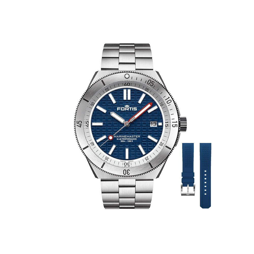 Fortis Marinemaster M-40 Blue Japan Herrenuhr F8120012