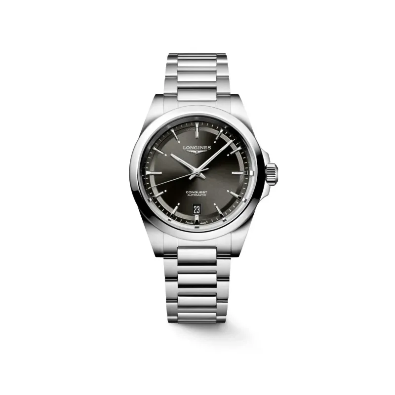 Longines Conquest 38mm schwarz Herrenuhr L3.720.4.52.6