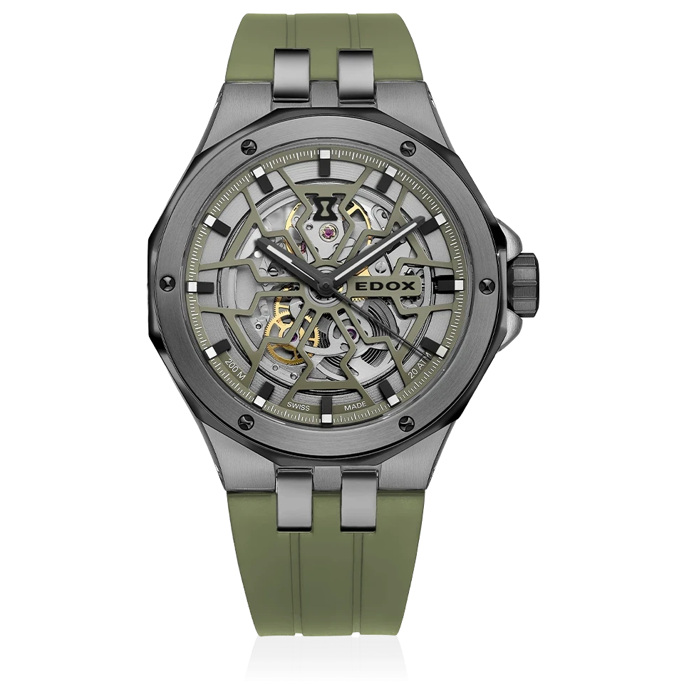 Edox Delfin Mecano Herrenuhr 85303 357GNCAV VONB