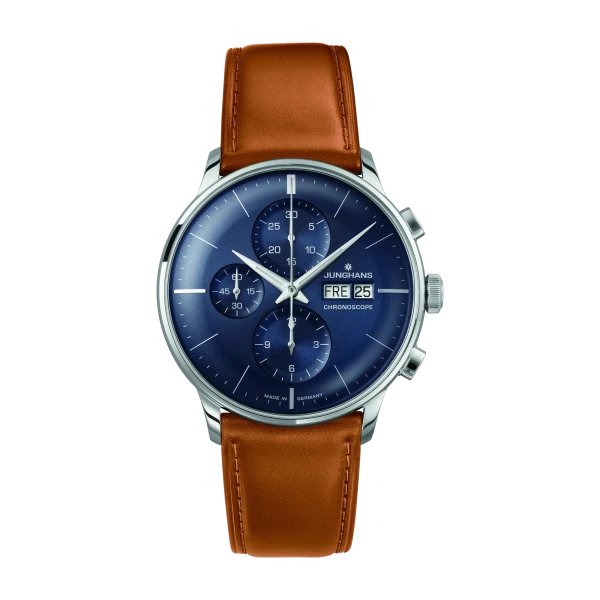 Junghans Meister Chronoscope Saphirglas Herrenuhr 027/4526.02