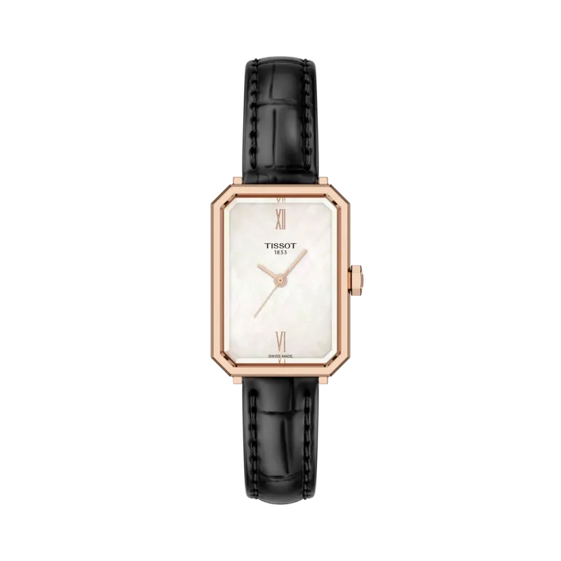 Tissot T-Lady SRV weiß Leder Damenuhr T160.110.36.113.00