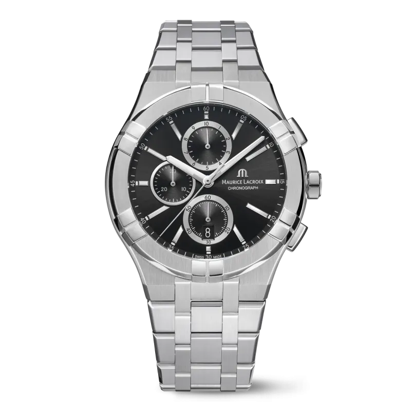 Maurice Lacroix Aikon Quarz Chronograph Herrenuhr AI1118-SS002-330-1