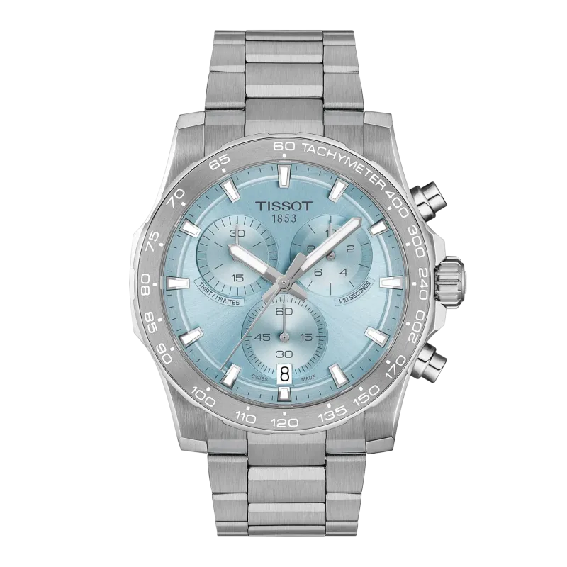 Tissot Supersport Chrono 42mm, Edelstahl, Quarzwerk Herrenuhr T125.417.11.351.00