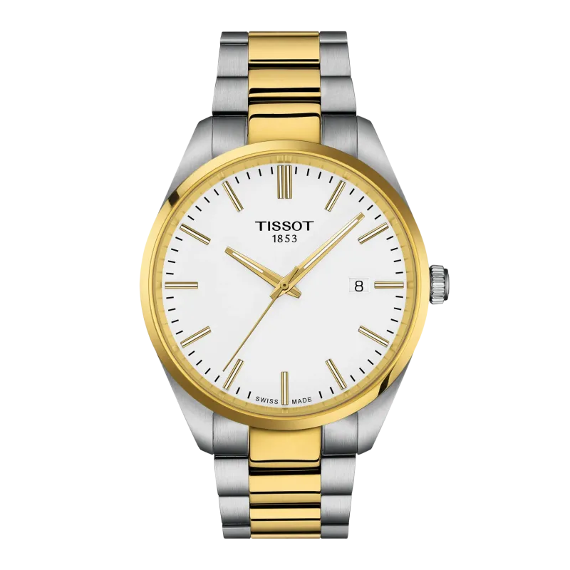 Tissot PR 100 Quarzwerk, 40mm, Schnellwechselarmband Herrenuhr T150.410.22.011.00