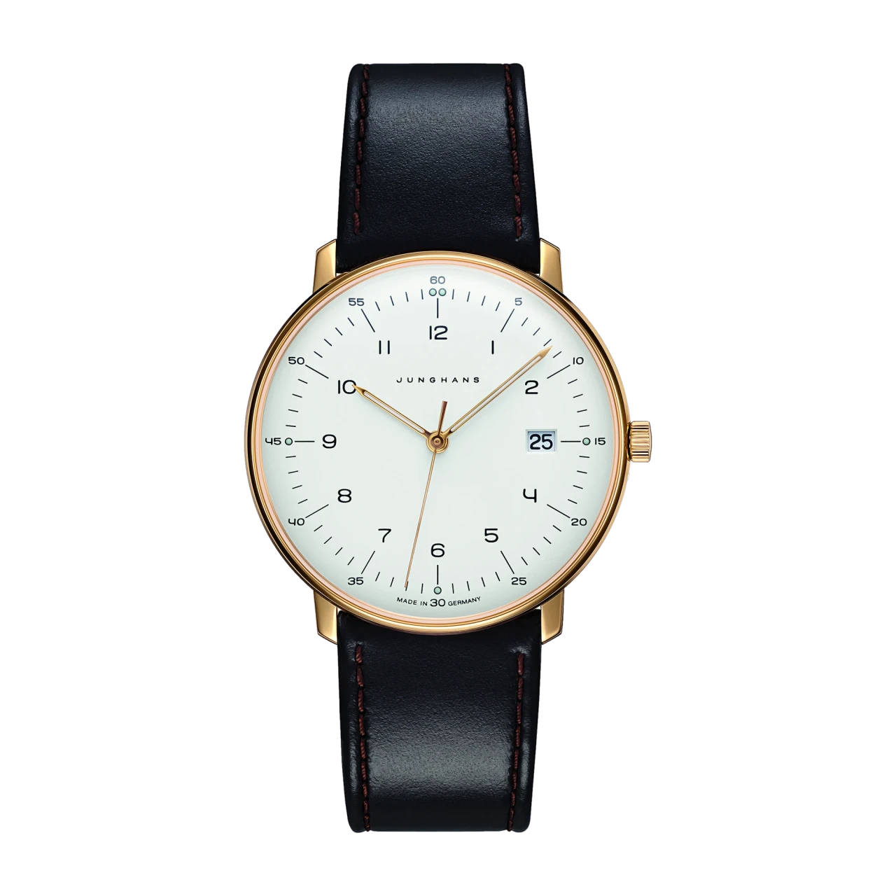 Junghans max bill Quarz Saphirglas Herrenuhr 041/7872.02