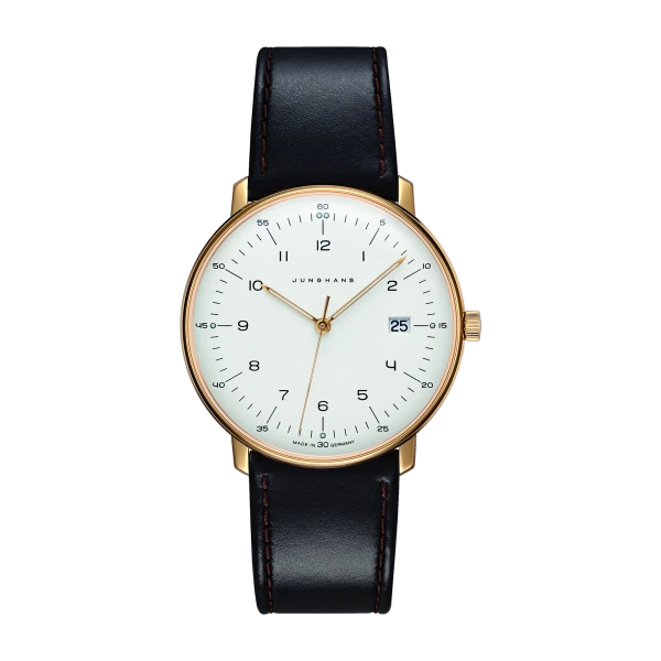 Junghans max bill Quarz Saphirglas Herrenuhr 041/7872.02