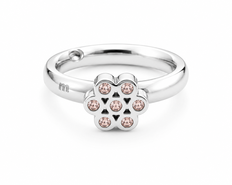 Melano Twisted Bloom Ring Gr 58