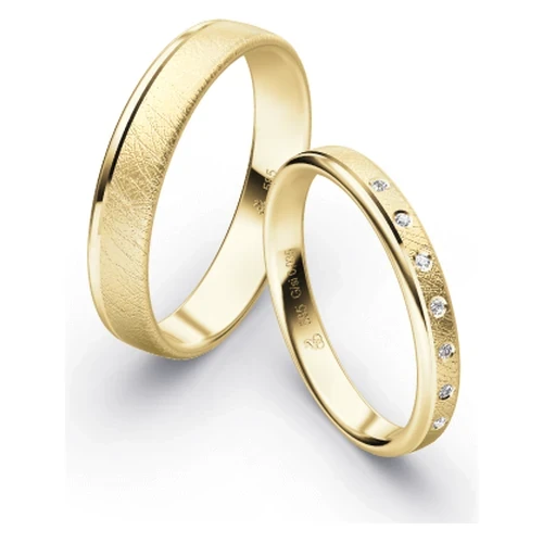 First Individual Love 3D Yellow – Two Trauringpaar Rauschmayer 72-03037 / 73-03037