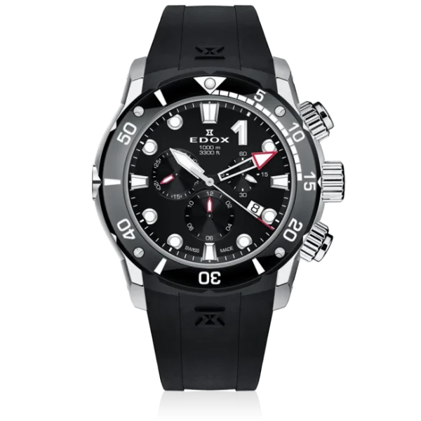 Edox CO-1 Chronograph Herrenuhr 10242 TIN NIN