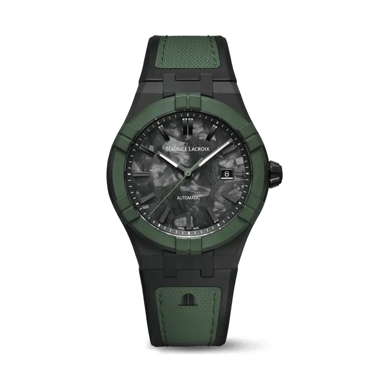 Maurice Lacroix Aikon-IC Frozen Carbon Titan Grün 43 mm Herrenuhr AC6008-TTL50-630-2