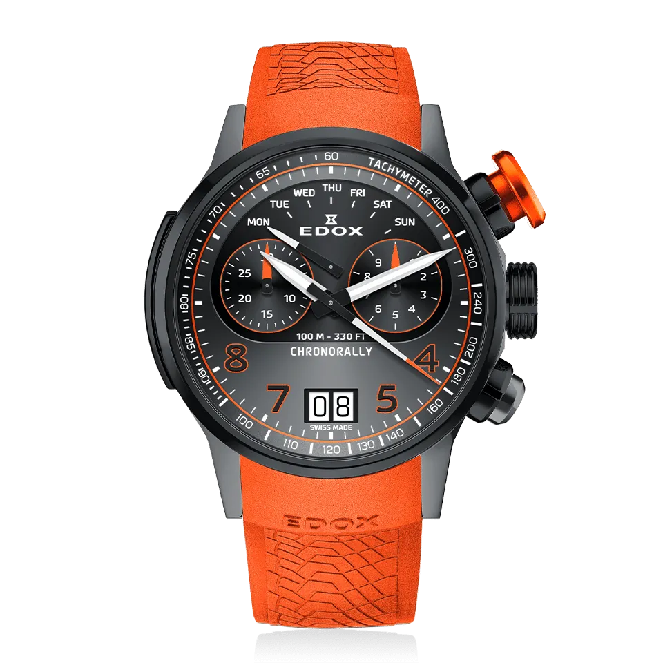 Edox Chronorally Herrenuhr 38003-TINGNOCAO-GNO