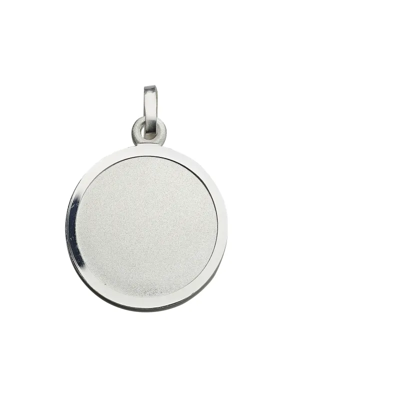 CEM 925er Silber Anhänger Gravurplatte Rund BBAH904722