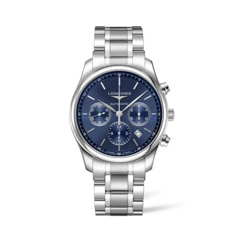Longines Master Collection Chronograph Blau Edelstahl Herrenuhr L2.759.4.92.6