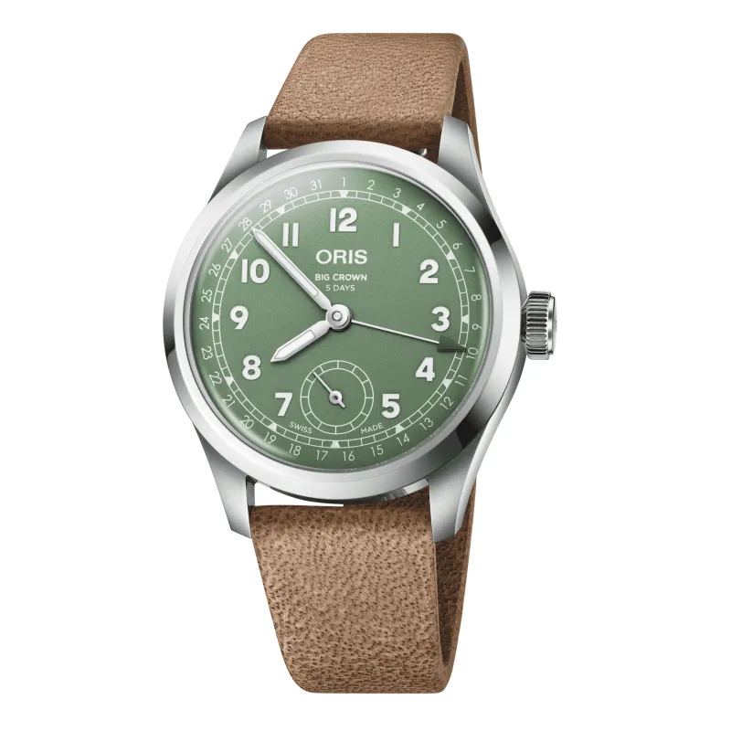 Oris Big Crown Pointer Date Calibre 403 40mm Grün Herrenuhr 01 403 7799 4067-07 6 20 09FC