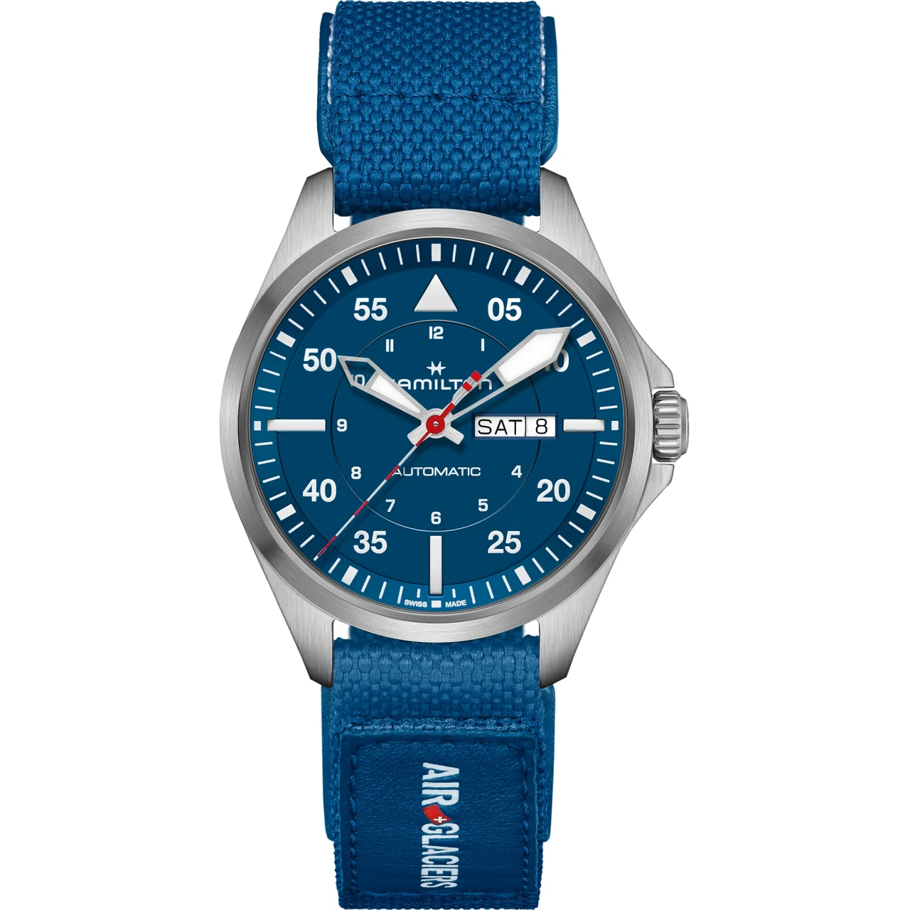 Hamilton Khaki Aviation Pilot Automatik - Air-Glaciers Edition Herrenuhr H64655941