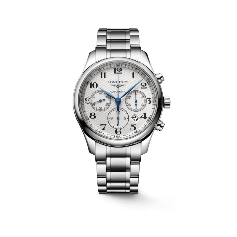 Longines Master Collection Chronograph Silber Edelstahlband Herrenuhr L2.759.4.78.6