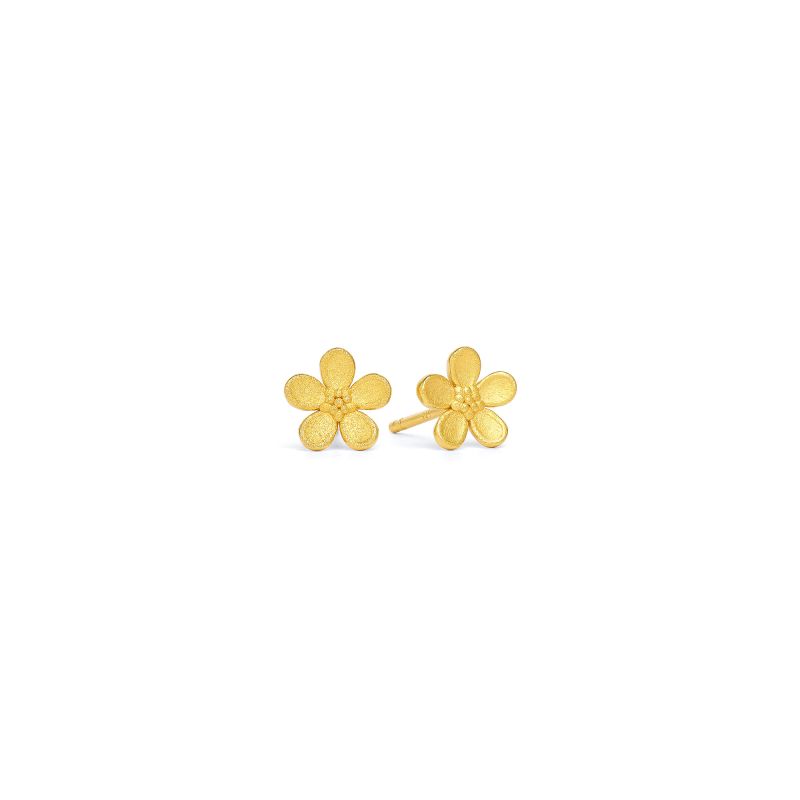 Bernd Wolf Stecker Marsa Designlinie Flowertimes, Blume, 24-Karat-goldplattiert